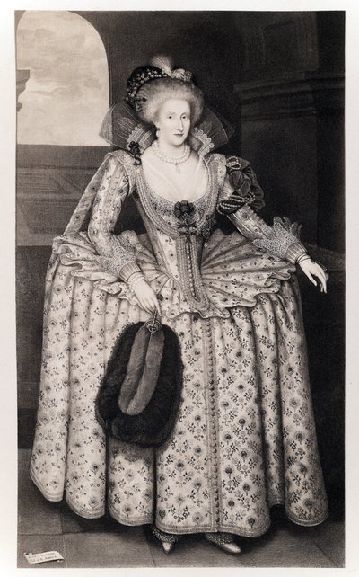 Königin Anne von Dänemark, (1574-1619) aus 